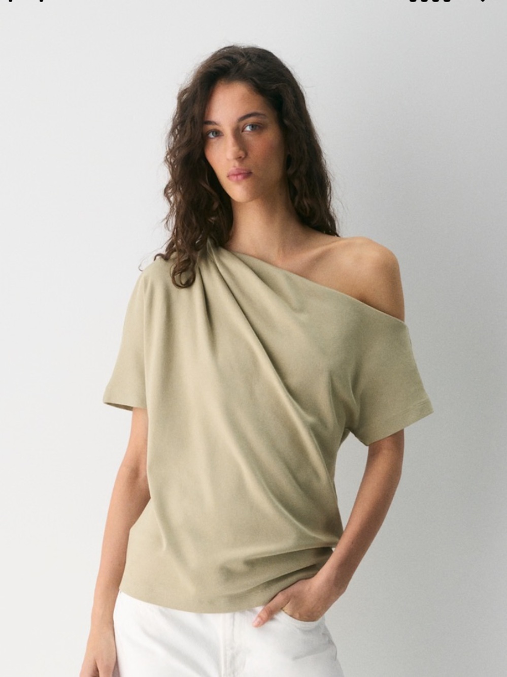 Aritzia Interlock Cotton Top